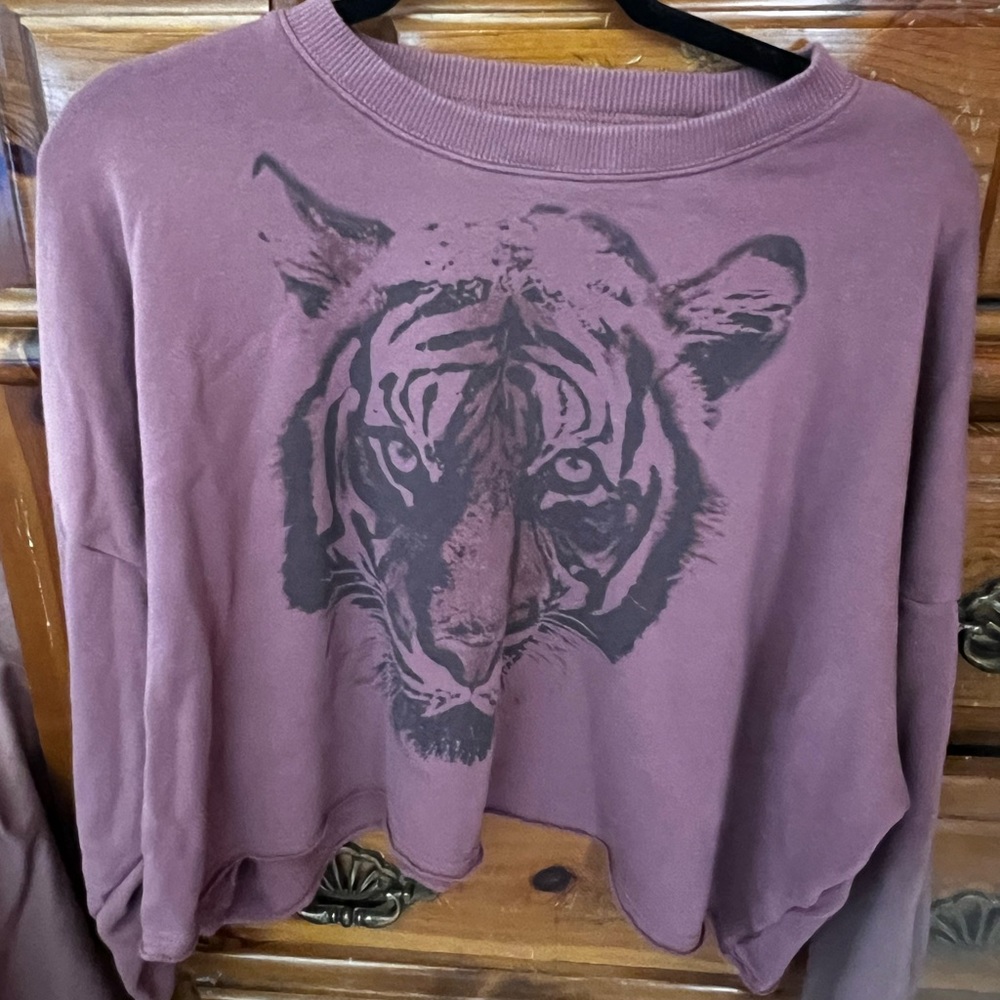 Mauve Tiger Sweater